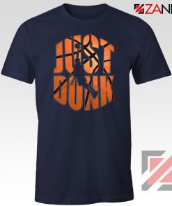 Just Dunk It Basketball Navy Blue Tshirt