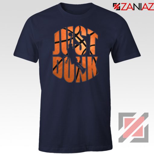 Just Dunk It Basketball Navy Blue Tshirt