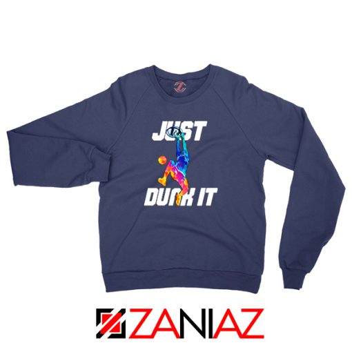 Just Dunk It Slam Dunk Navy Blue Sweater