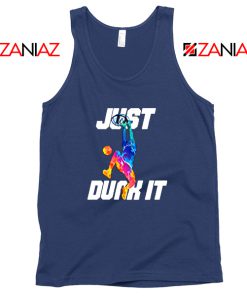 Just Dunk It Slam Dunk Navy Blue Tank Top