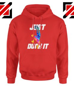 Just Dunk It Slam Dunk Red Hoodie