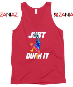 Just Dunk It Slam Dunk Red Tank Top