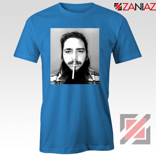 Post Malone Cigarette Blue Tshirt