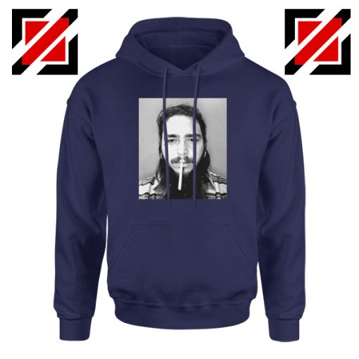 Post Malone Cigarette Navy Hoodie