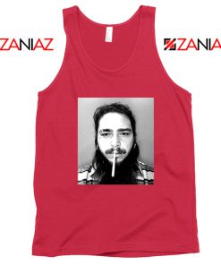 Post Malone Cigarette Red Tank Top