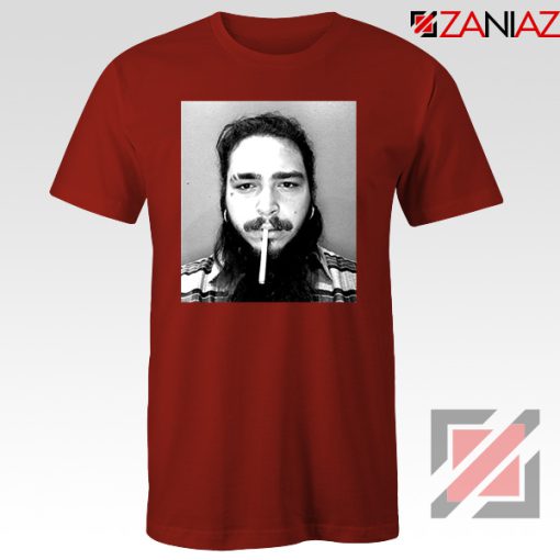 Post Malone Cigarette Red Tshirt