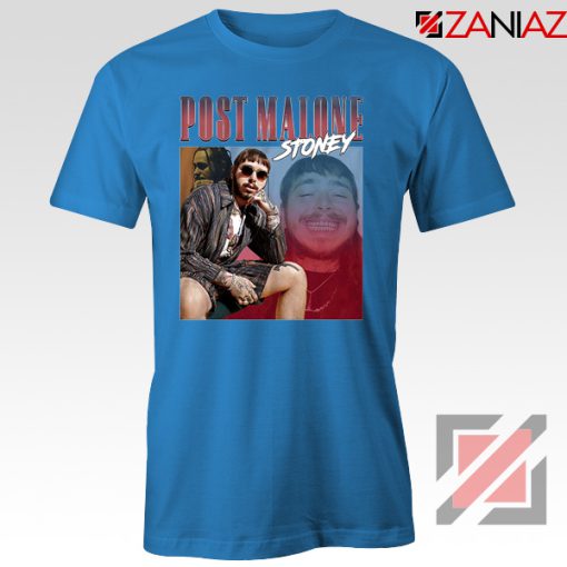 Post Malone Hollywood Blue Tee Shirt