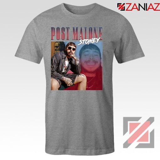 Post Malone Hollywood Grey Tee Shirt