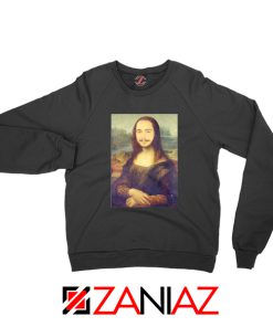 Post Malone Parody Monalisa Black Sweater