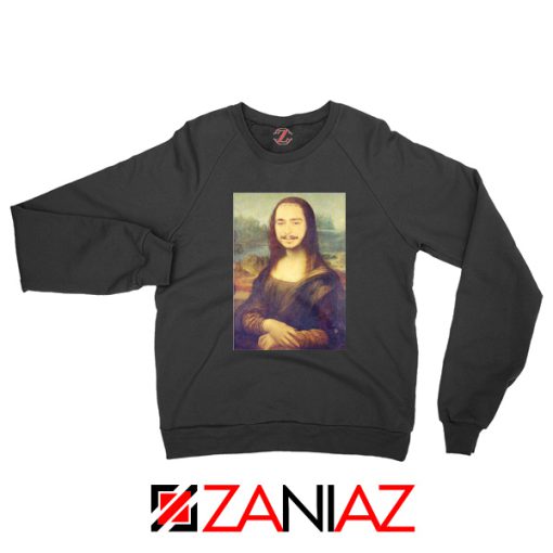 Post Malone Parody Monalisa Black Sweater