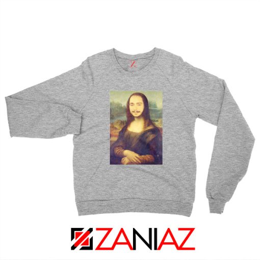 Post Malone Parody Monalisa Grey Sweater