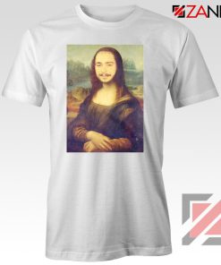 Post Malone Parody Monalisa White Tshirt