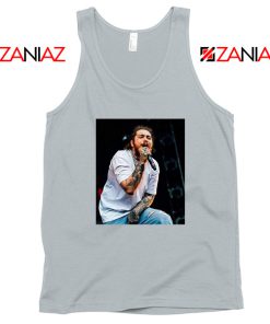 Post Malone Rapper Grey Tank Top