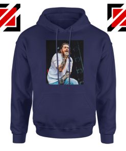 Post Malone Rapper Navy Hoodie