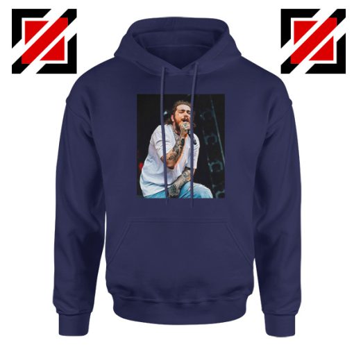 Post Malone Rapper Navy Hoodie