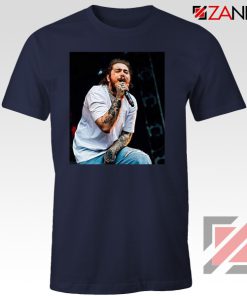 Post Malone Rapper Navy Tee Shirt