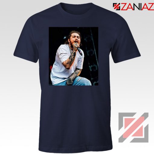 Post Malone Rapper Navy Tee Shirt