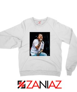 Post Malone Rapper White Sweater