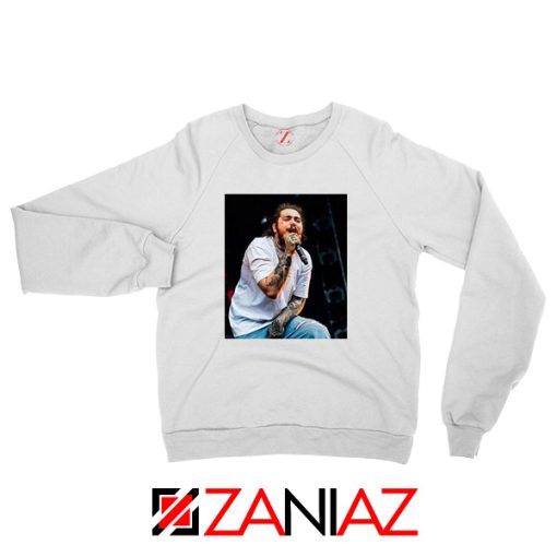 Post Malone Rapper White Sweater