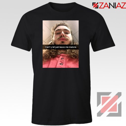 Post Malone Singer Black Tee Shirt