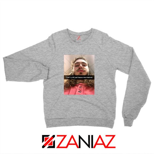 Post Malone Singer Grey Sweatshirt