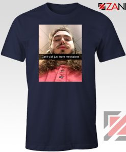 Post Malone Singer Navy Tee Shirt