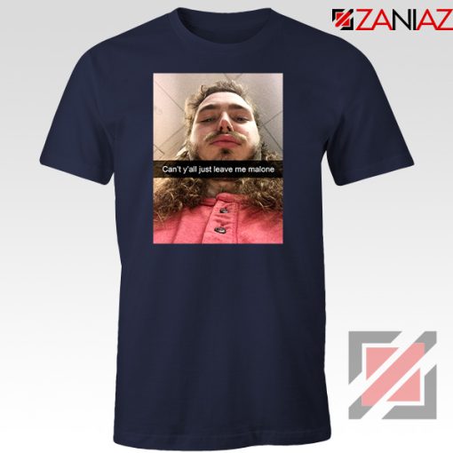 Post Malone Singer Navy Tee Shirt