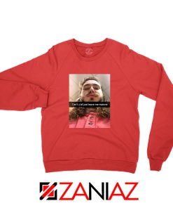 Post Malone Singer Red Sweatshirt