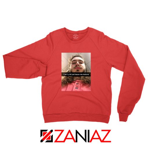 Post Malone Singer Red Sweatshirt