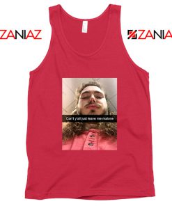 Post Malone Singer Red Tank Top