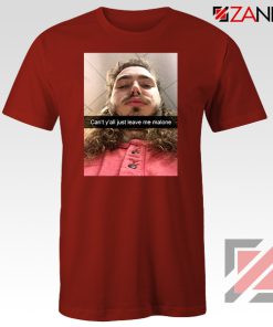 Post Malone Singer Red Tee Shirt