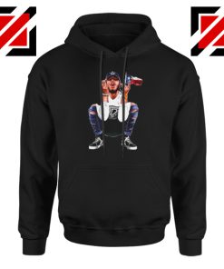 Post Malone White Iverson Black Hoodie