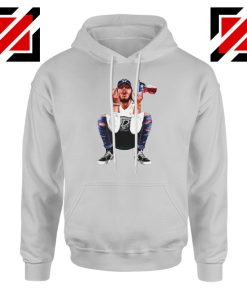 Post Malone White Iverson Grey Hoodie