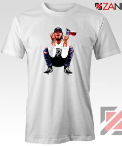 Post Malone White Iverson Tee Shirt