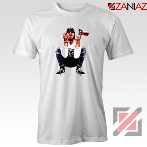 Post Malone White Iverson Tee Shirt