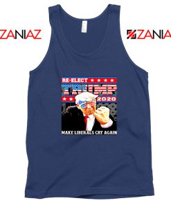 Reelection Trump 2020 Navy Tank Top