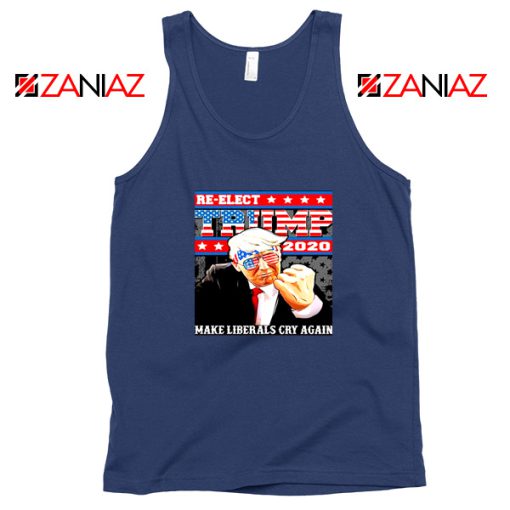 Reelection Trump 2020 Navy Tank Top