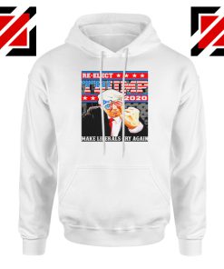 Reelection Trump 2020 White Hoodie