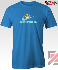 Simpson Just Do It Blue Tshirt