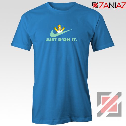 Simpson Just Do It Blue Tshirt