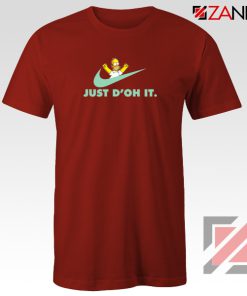 Simpson Just Do It Red Tshirt