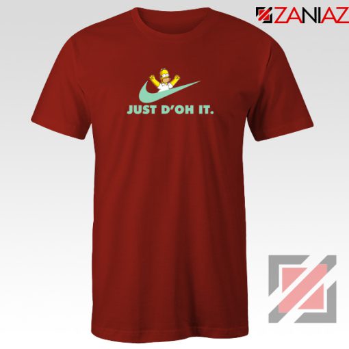 Simpson Just Do It Red Tshirt