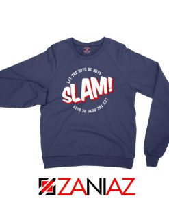 Slam Let The Boys Be Boys Navy Blue Sweater