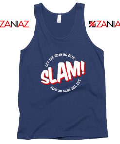 Slam Let The Boys Be Boys Navy Blue Tank Top