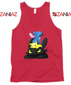 Stitch Pokemon Grinch Red Tank Top