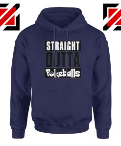 Straight Outta Pokeballs Navy Blue Hoodie