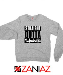 Straight Outta Pokeballs Sport Grey Sweater