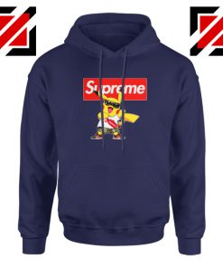 Supreme Pokemon Navy Blue Hoodie