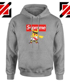 Supreme Pokemon Sport Grey Hoodie