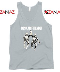 The Mandalorian Beskar Friends Sport Grey Tank Top